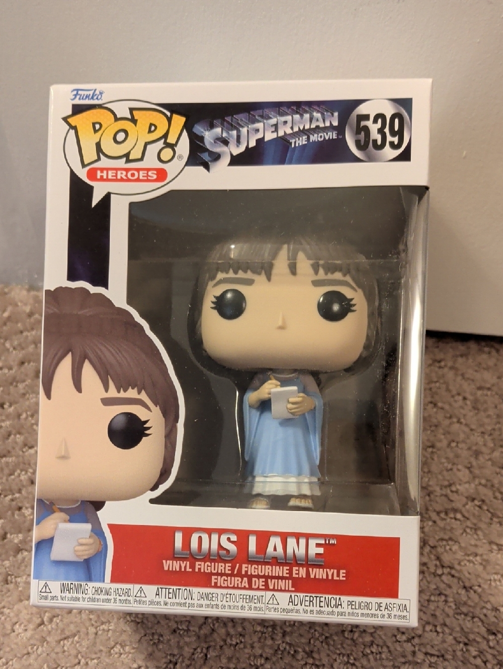 Funko Pop! 539 Heroes Lois Lane Vinyl Figure - Light Blue Dress